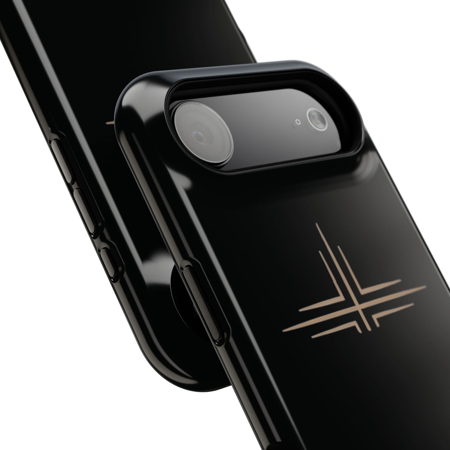 Black Impact-Resistant Cases with CROSSLINE Logo