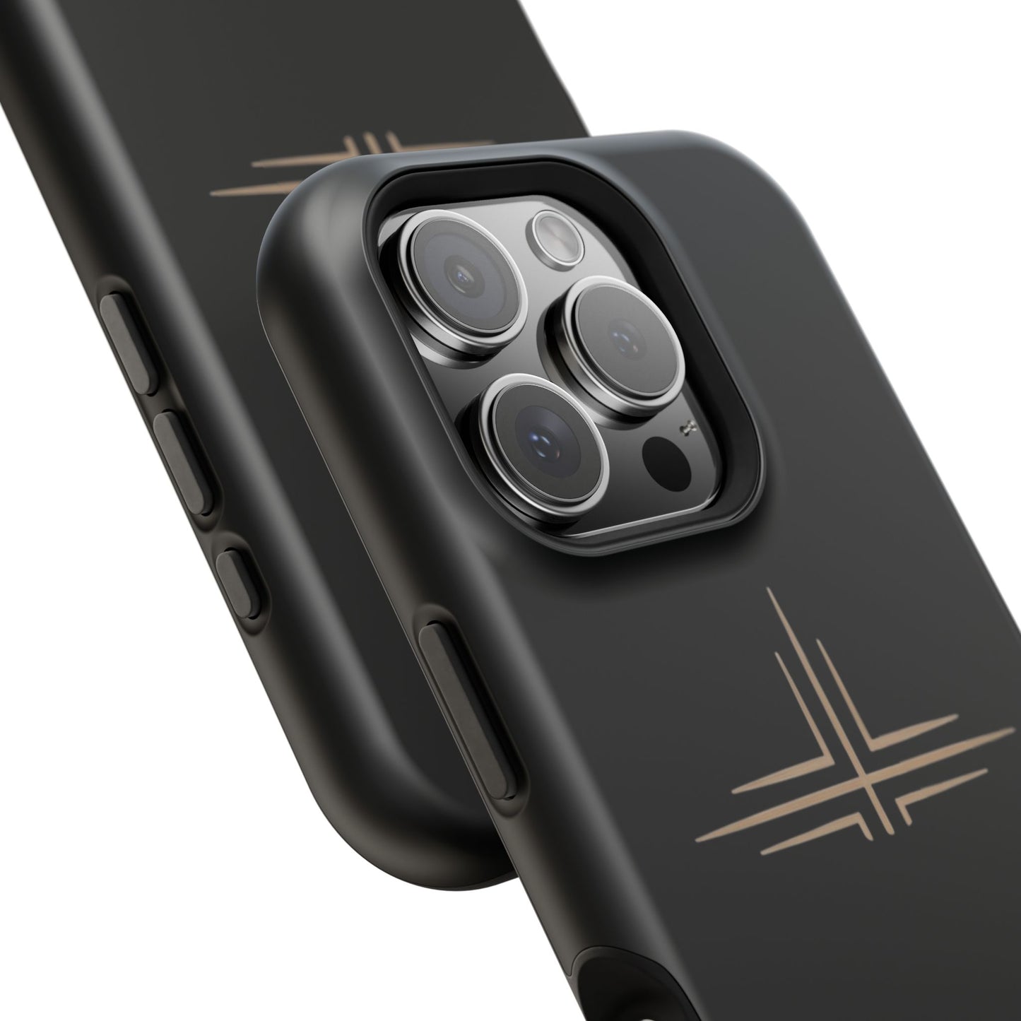 Black Impact-Resistant Cases with CROSSLINE Logo