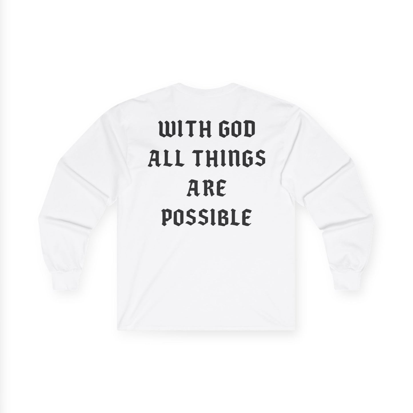 Unisex Sweatshirt - With God All Things Are Possible