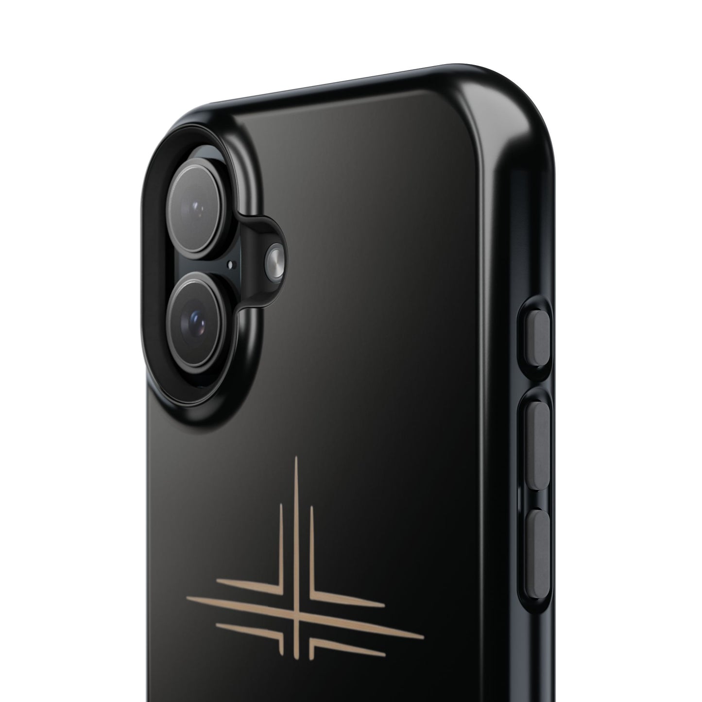 Black Impact-Resistant Cases with CROSSLINE Logo