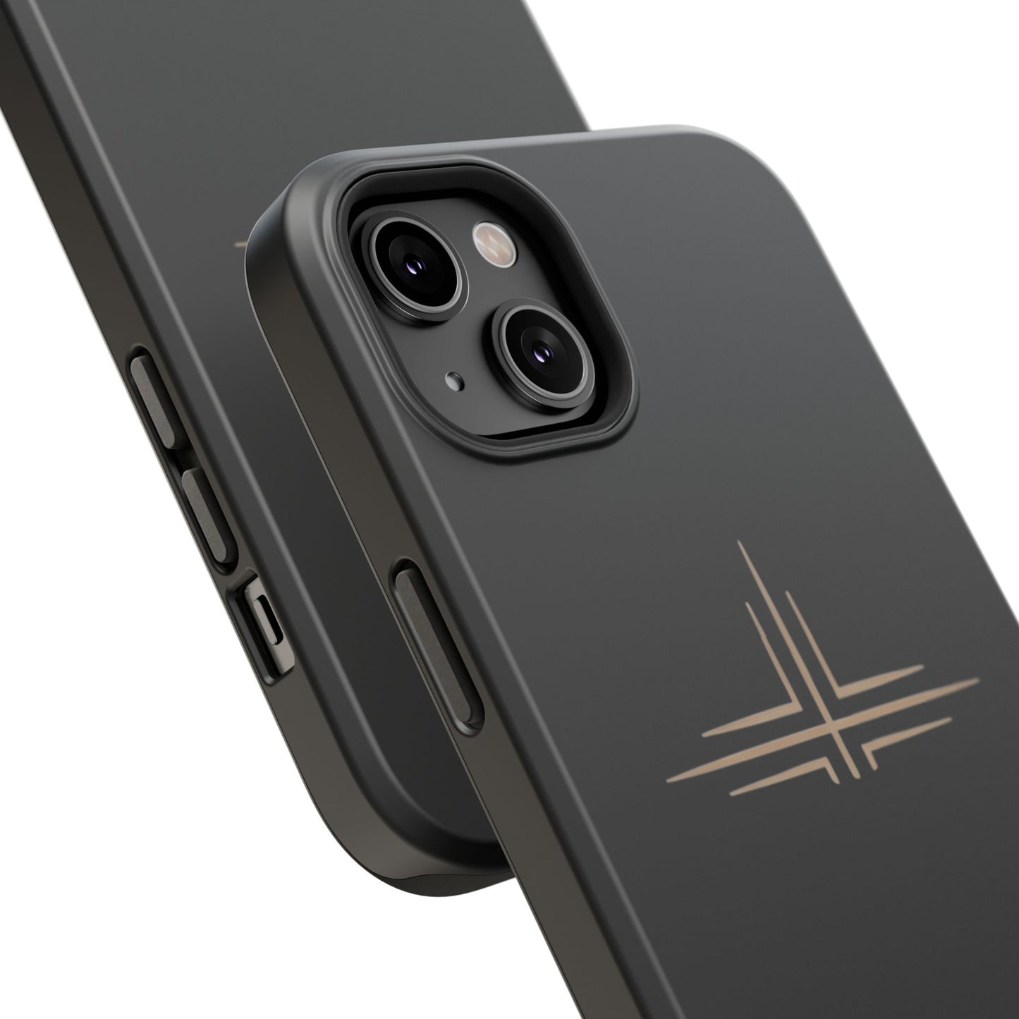 Black Impact-Resistant Cases with CROSSLINE Logo