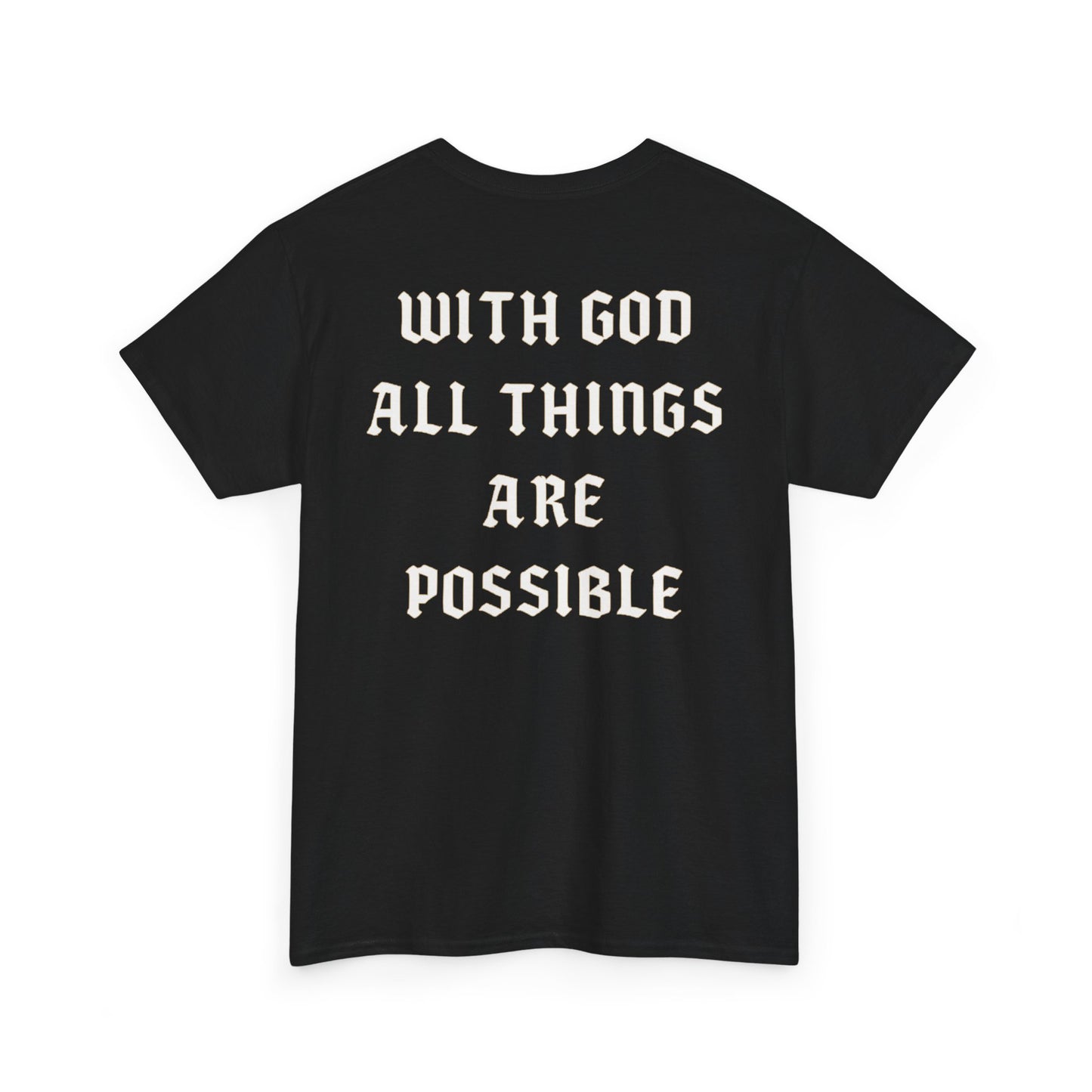 Unisex Cotton Shirt - With God All Things Are Possible