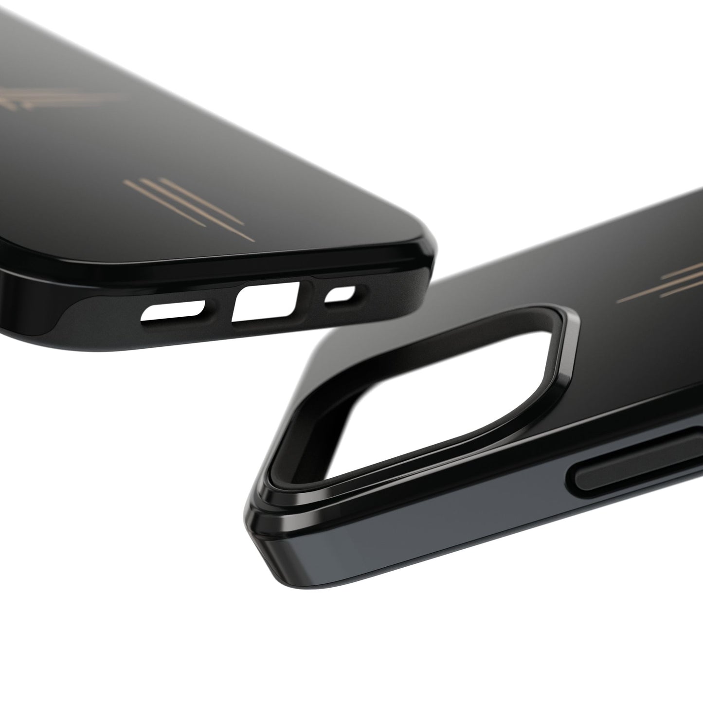 Black Impact-Resistant Cases with CROSSLINE Logo