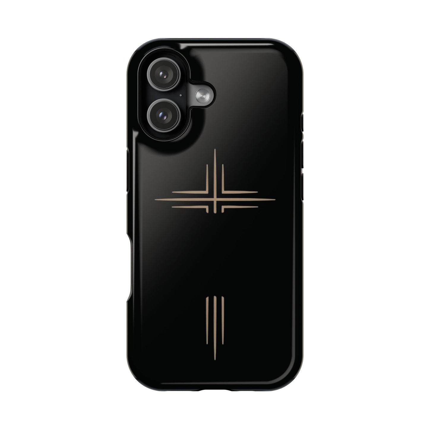 Black Impact-Resistant Cases with CROSSLINE Logo