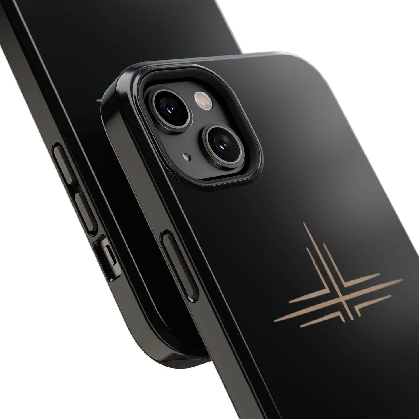 Black Impact-Resistant Cases with CROSSLINE Logo