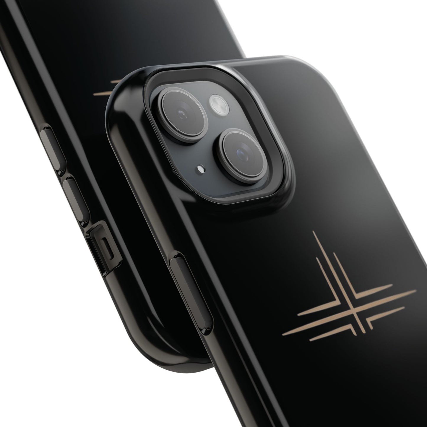 Black Impact-Resistant Cases with CROSSLINE Logo