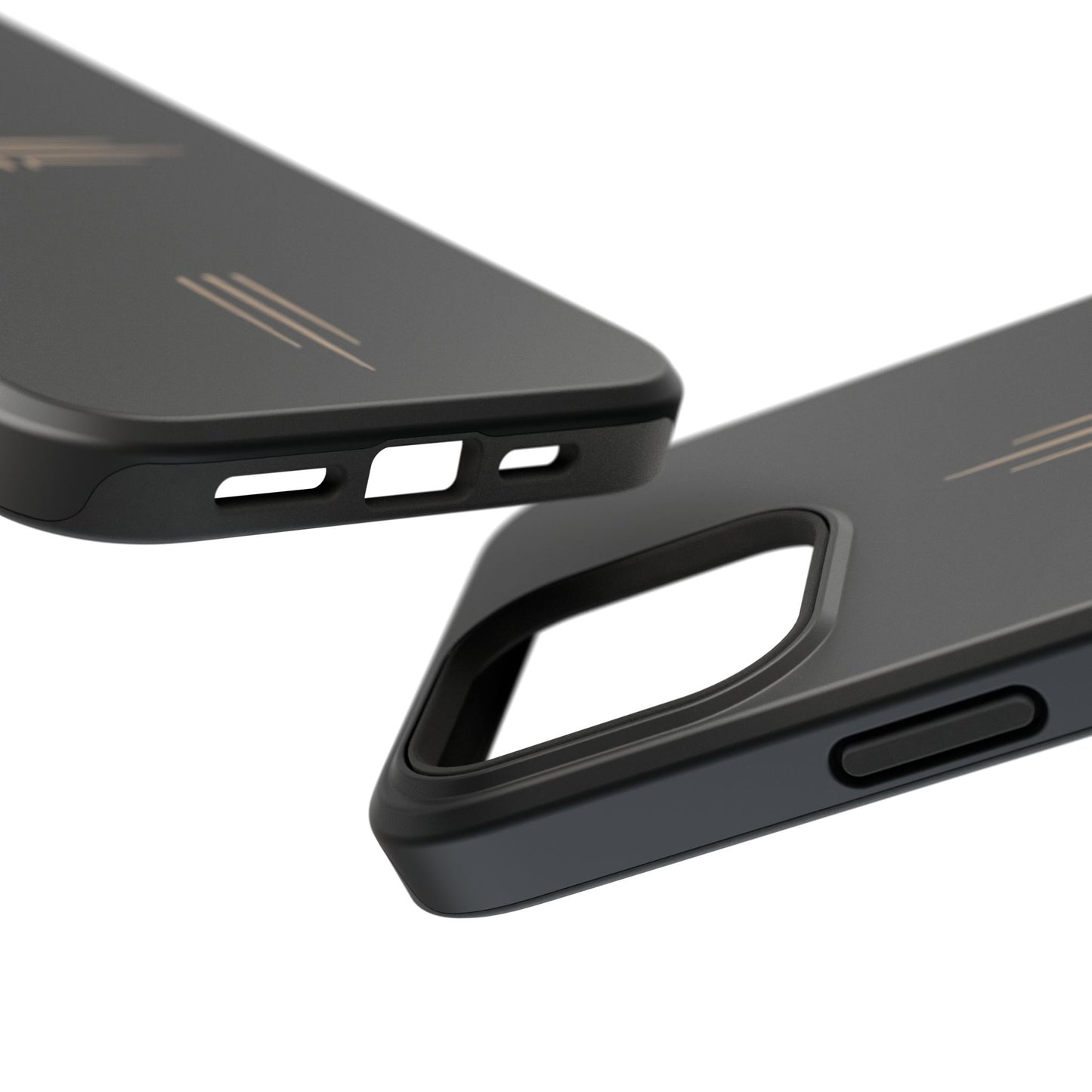 Black Impact-Resistant Cases with CROSSLINE Logo