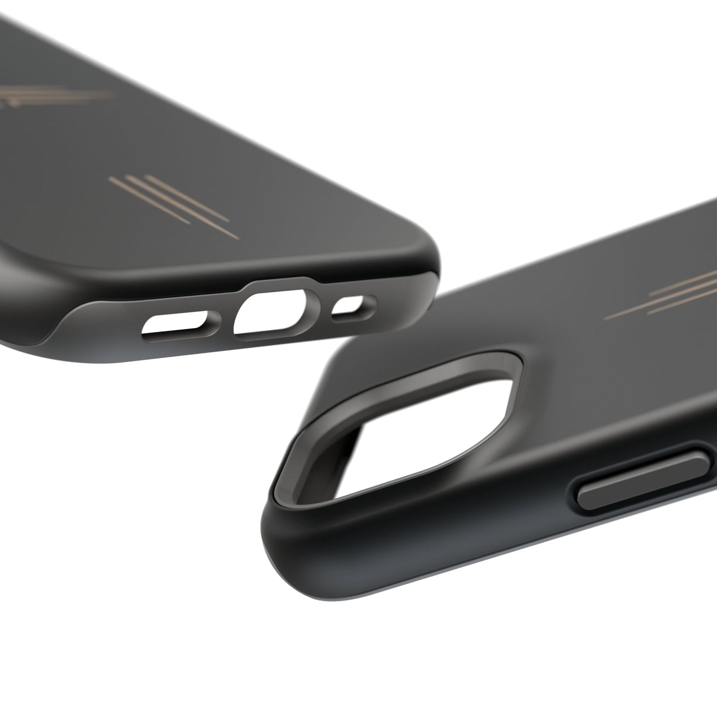 Black Impact-Resistant Cases with CROSSLINE Logo