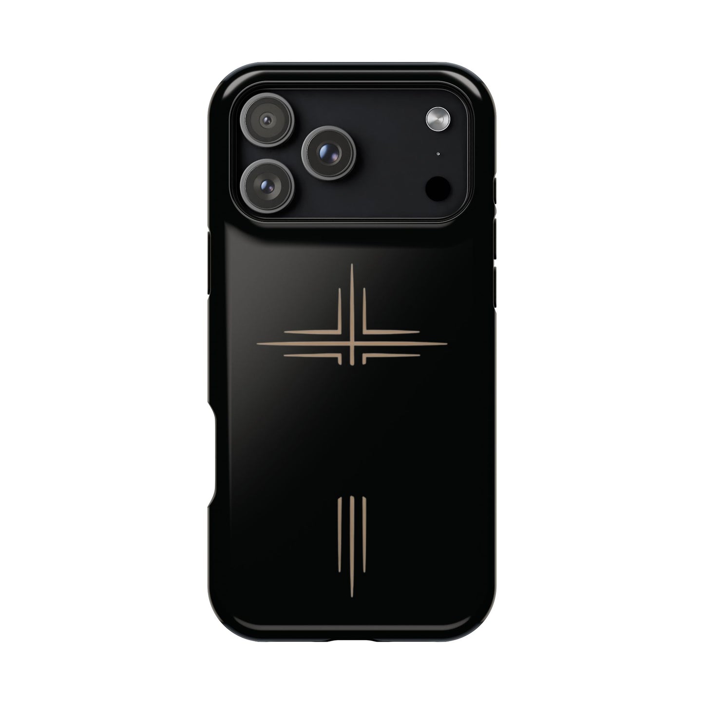 Black Impact-Resistant Cases with CROSSLINE Logo
