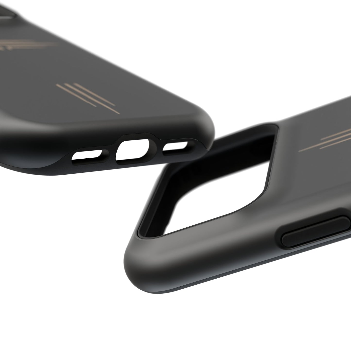 Black Impact-Resistant Cases with CROSSLINE Logo