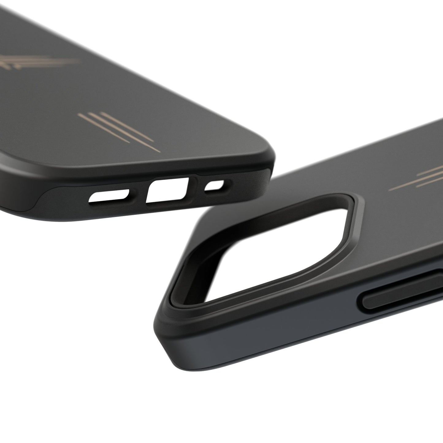 Black Impact-Resistant Cases with CROSSLINE Logo