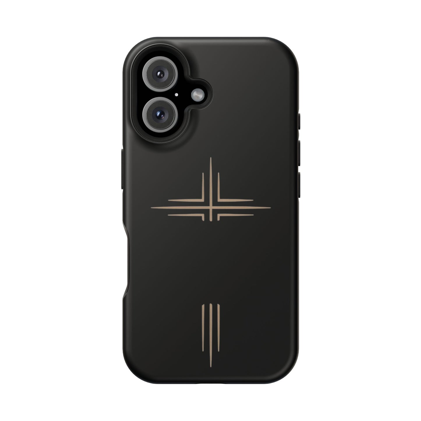 Black Impact-Resistant Cases with CROSSLINE Logo