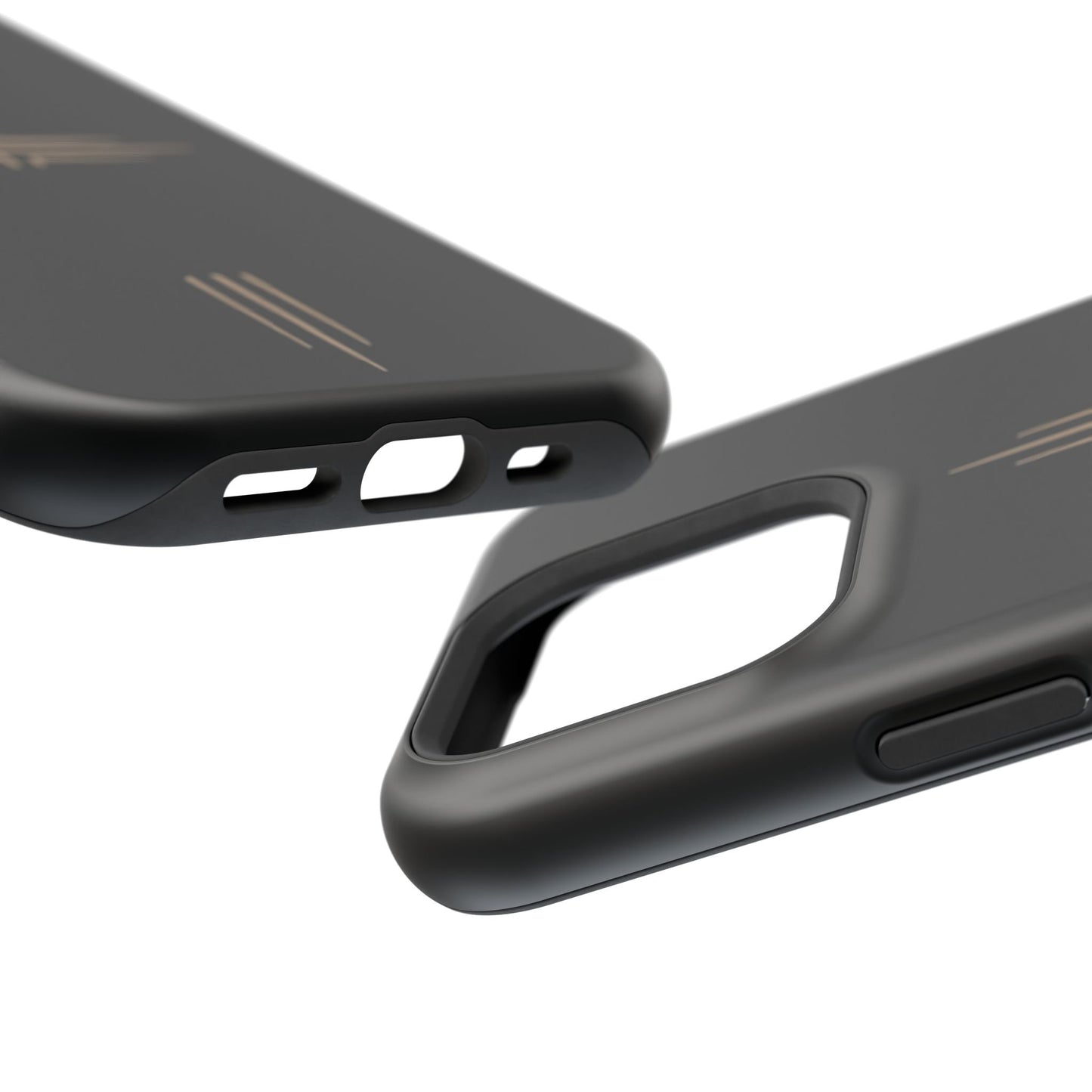 Black Impact-Resistant Cases with CROSSLINE Logo