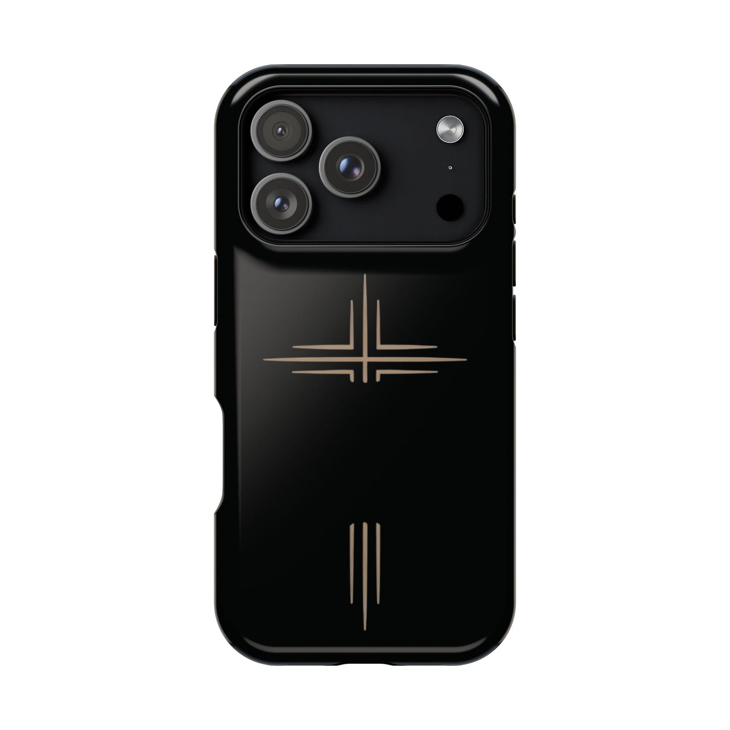 Black Impact-Resistant Cases with CROSSLINE Logo