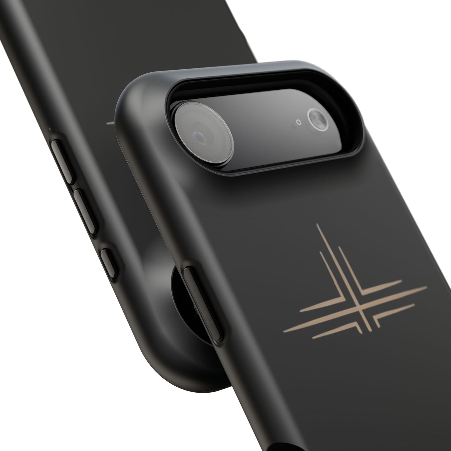 Black Impact-Resistant Cases with CROSSLINE Logo