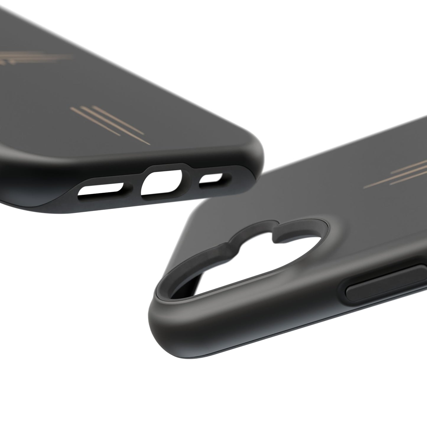 Black Impact-Resistant Cases with CROSSLINE Logo