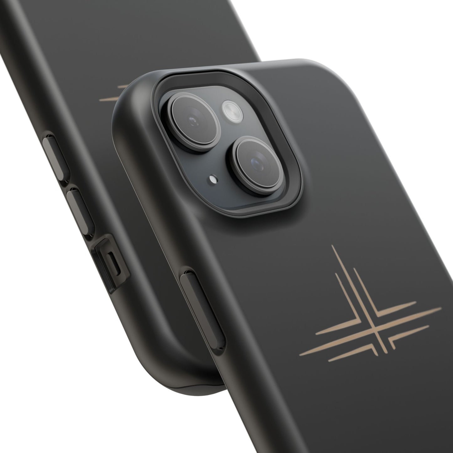 Black Impact-Resistant Cases with CROSSLINE Logo