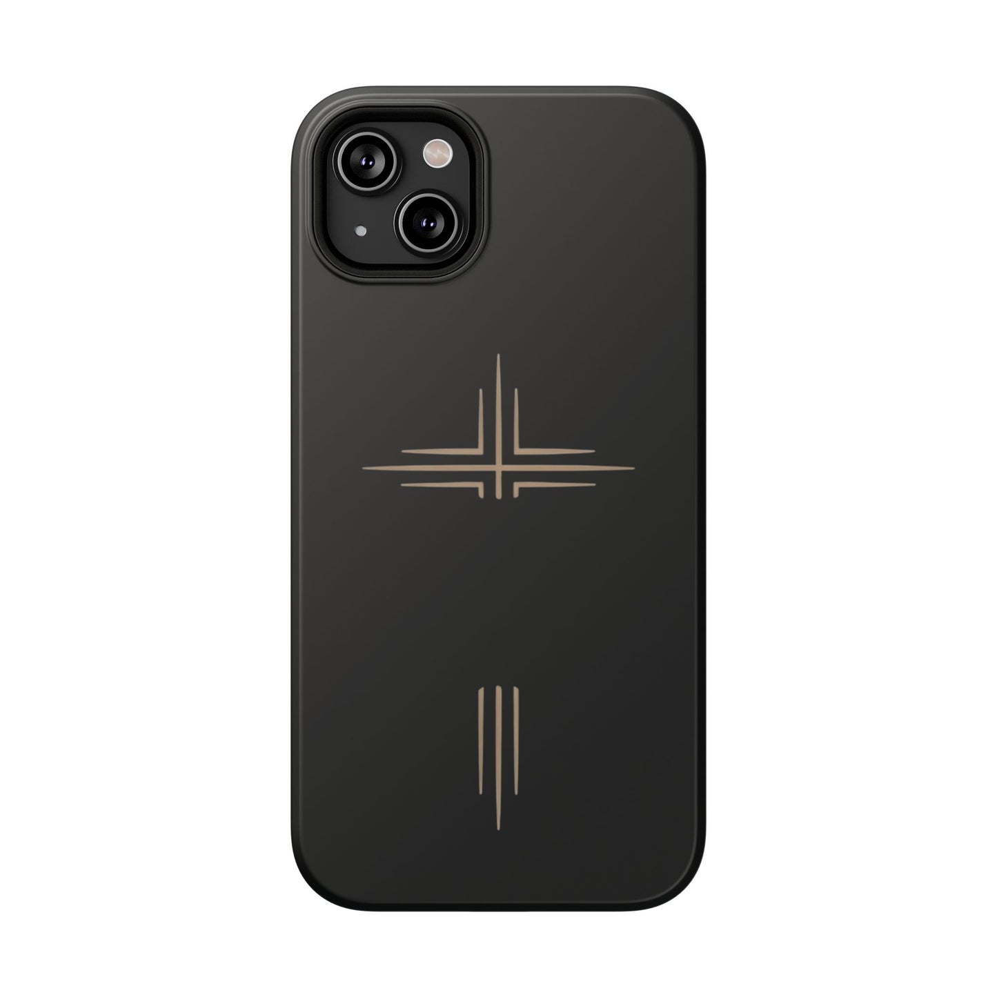 Black Impact-Resistant Cases with CROSSLINE Logo