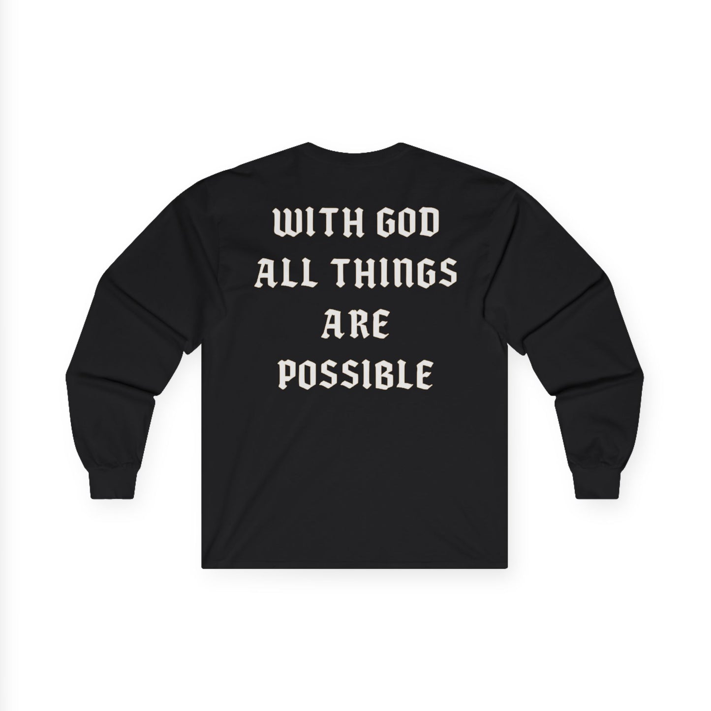 Unisex Sweatshirt - With God All Things Are Possible