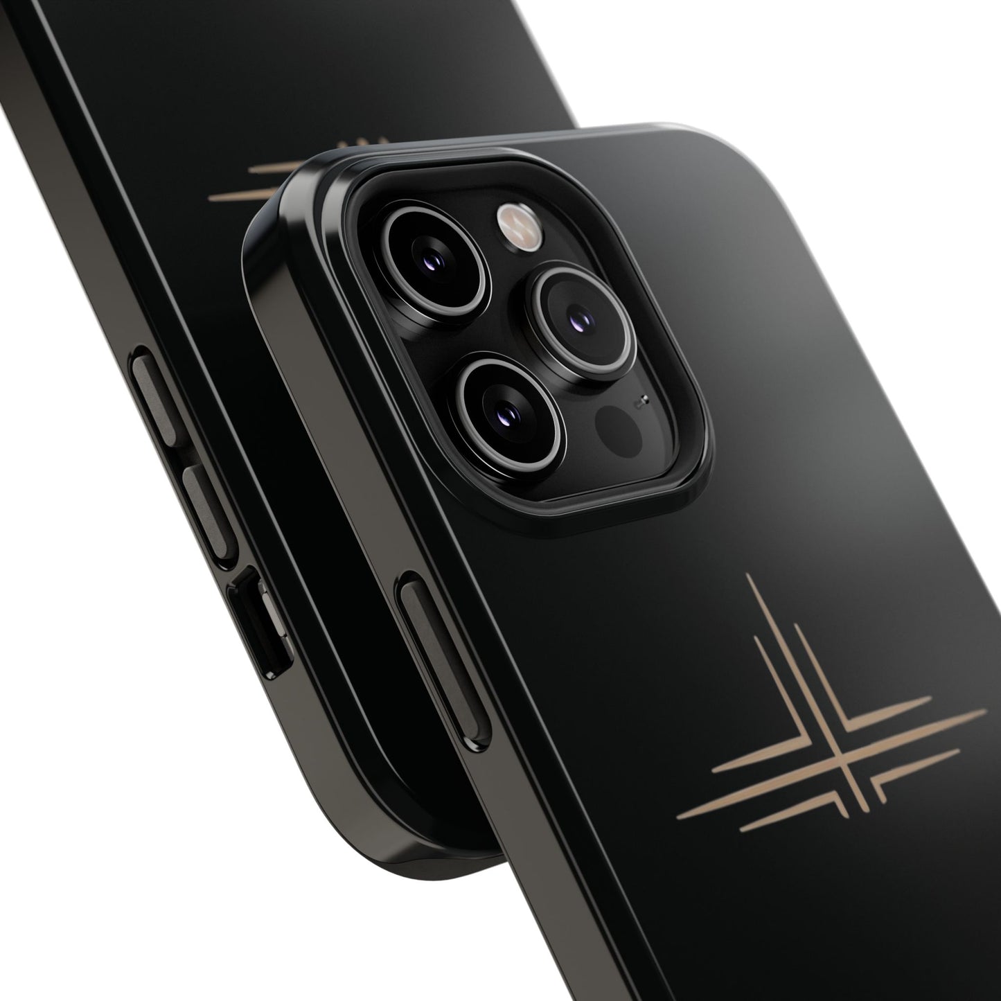 Black Impact-Resistant Cases with CROSSLINE Logo