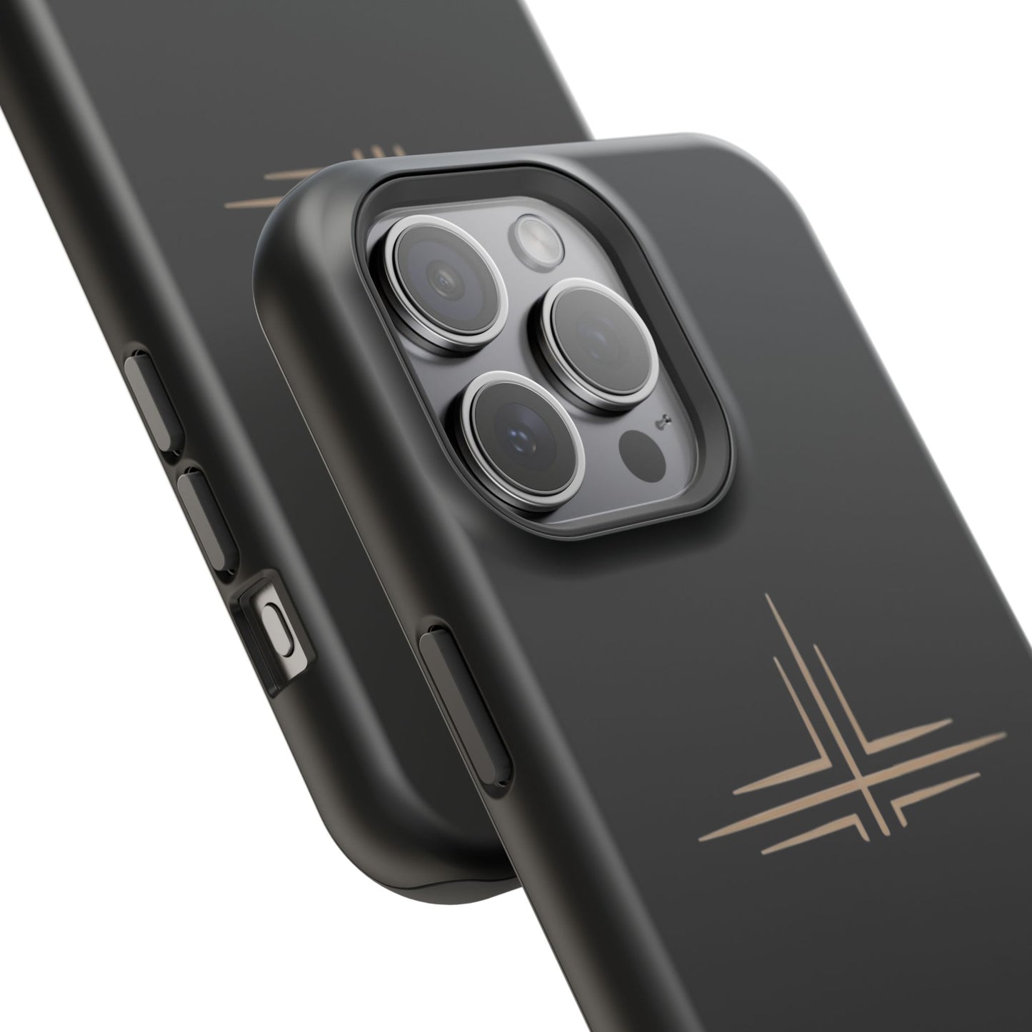 Black Impact-Resistant Cases with CROSSLINE Logo