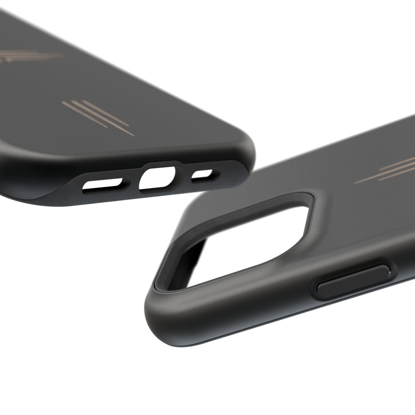 Black Impact-Resistant Cases with CROSSLINE Logo