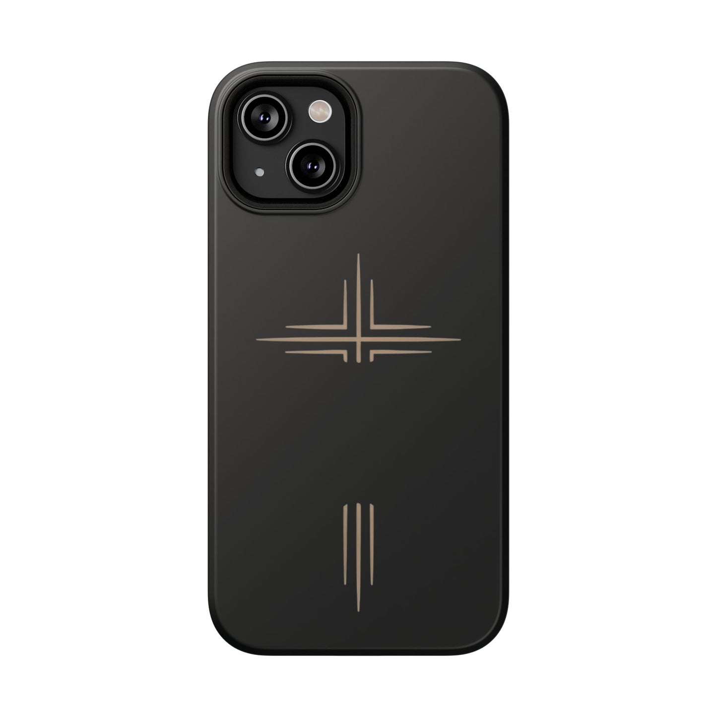 Black Impact-Resistant Cases with CROSSLINE Logo