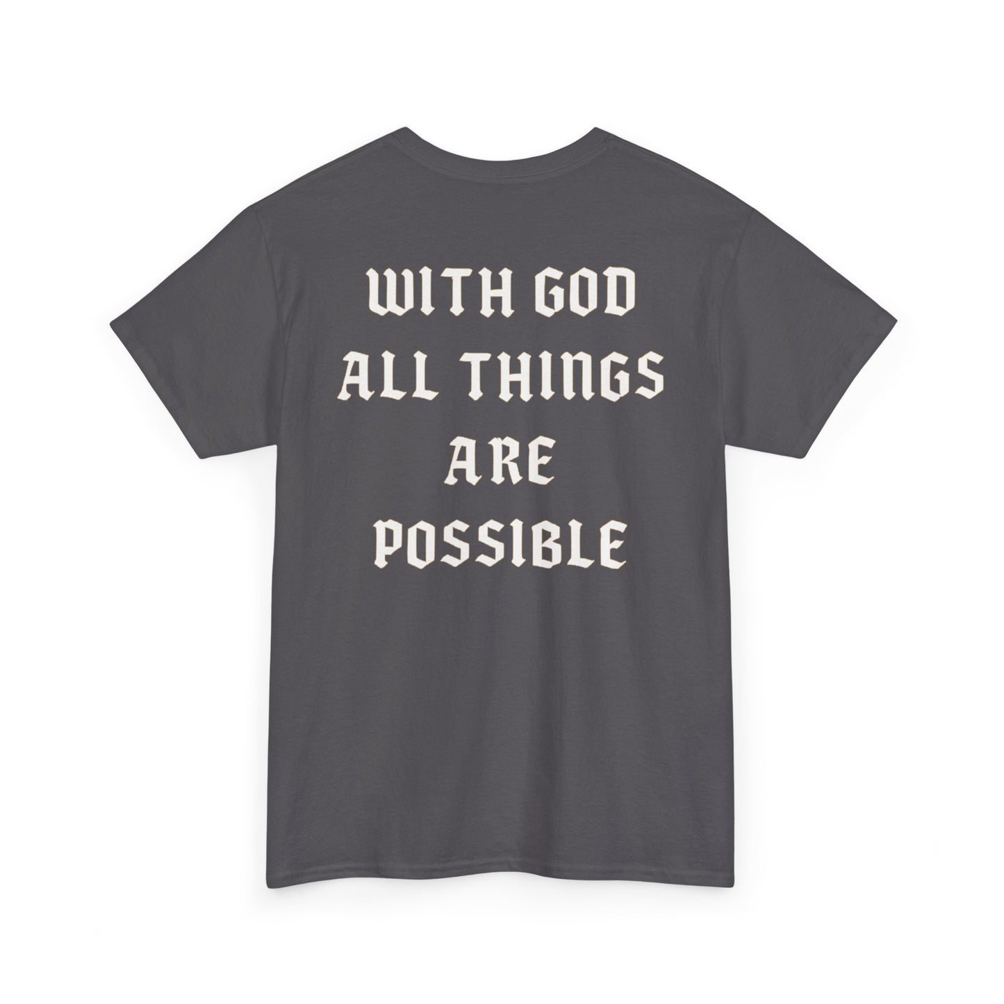Unisex Cotton Shirt - With God All Things Are Possible