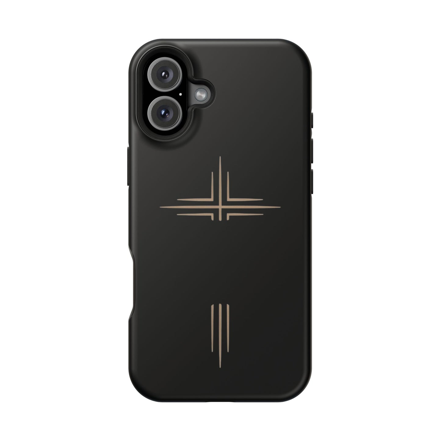Black Impact-Resistant Cases with CROSSLINE Logo