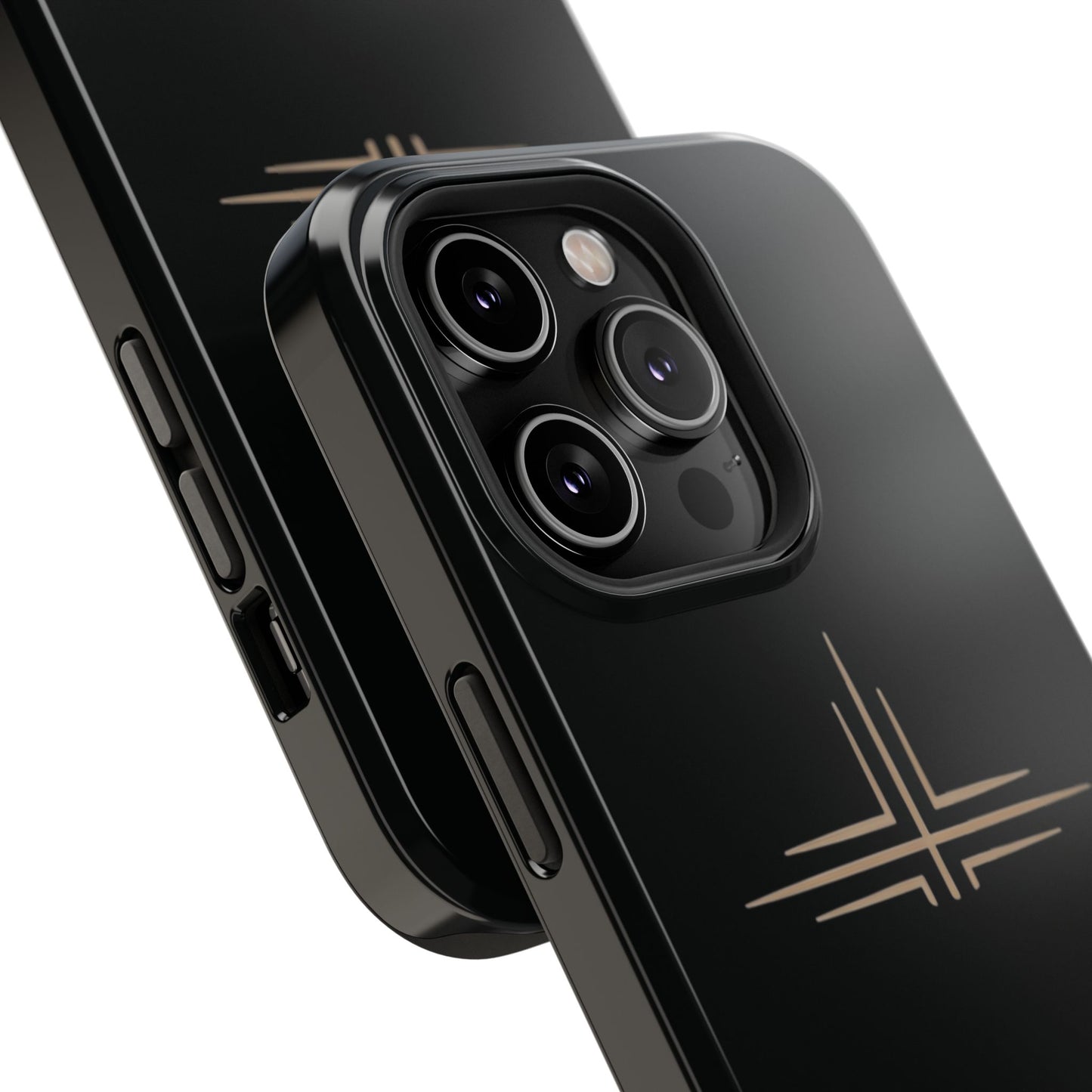 Black Impact-Resistant Cases with CROSSLINE Logo