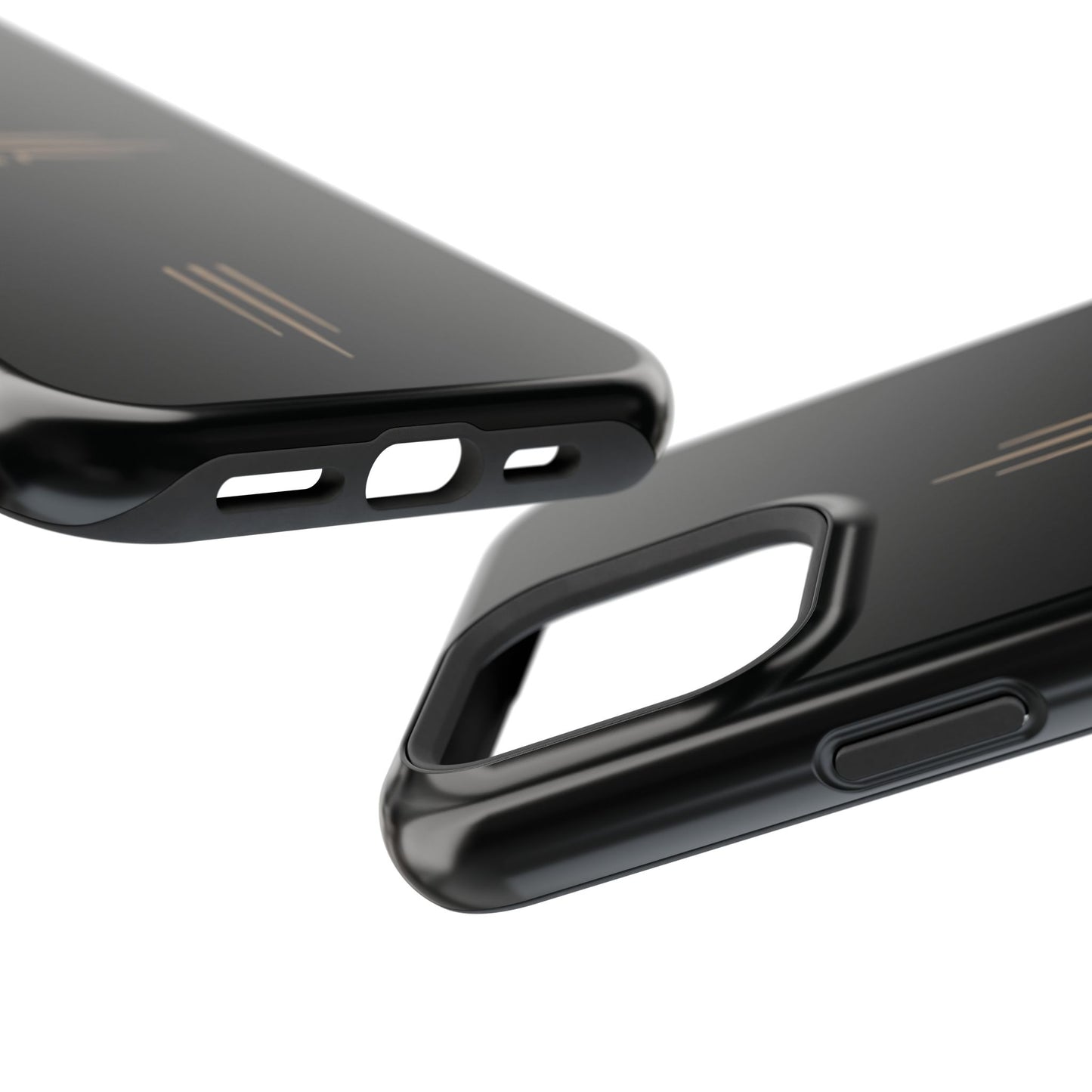 Black Impact-Resistant Cases with CROSSLINE Logo