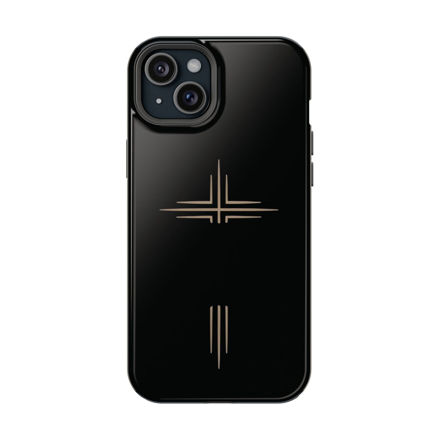 Black Impact-Resistant Cases with CROSSLINE Logo