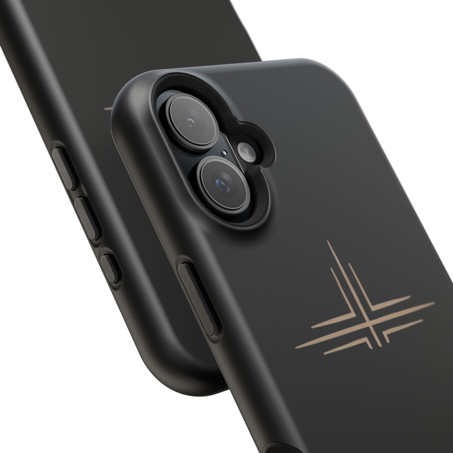 Black Impact-Resistant Cases with CROSSLINE Logo