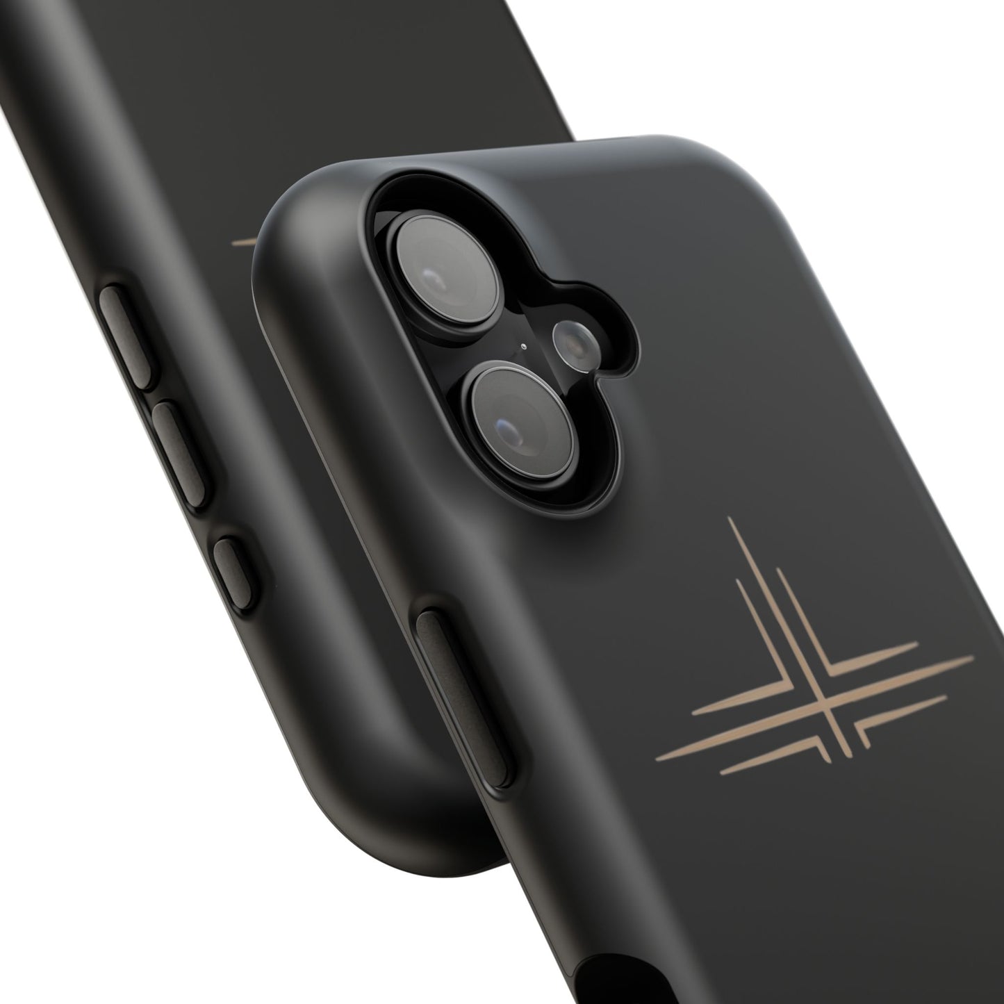 Black Impact-Resistant Cases with CROSSLINE Logo