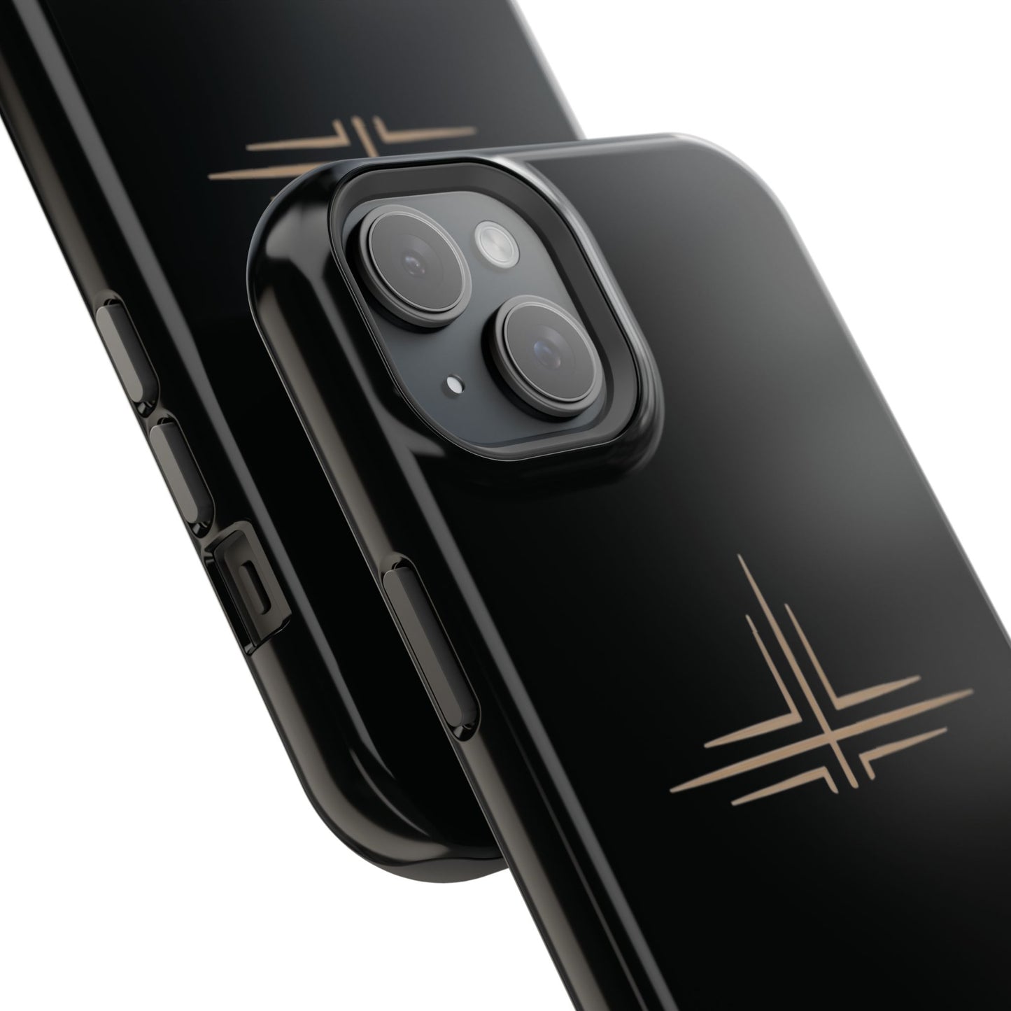 Black Impact-Resistant Cases with CROSSLINE Logo