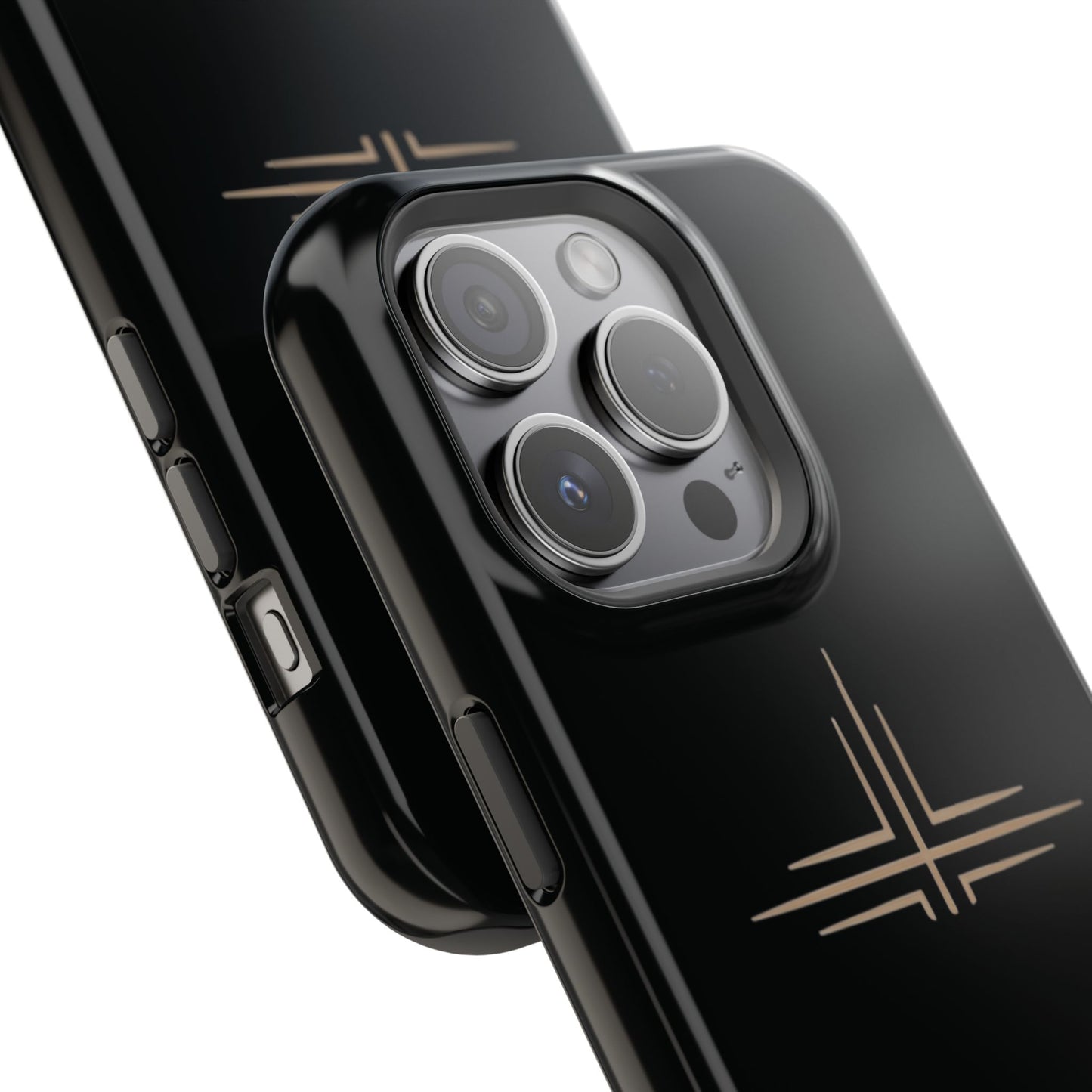 Black Impact-Resistant Cases with CROSSLINE Logo