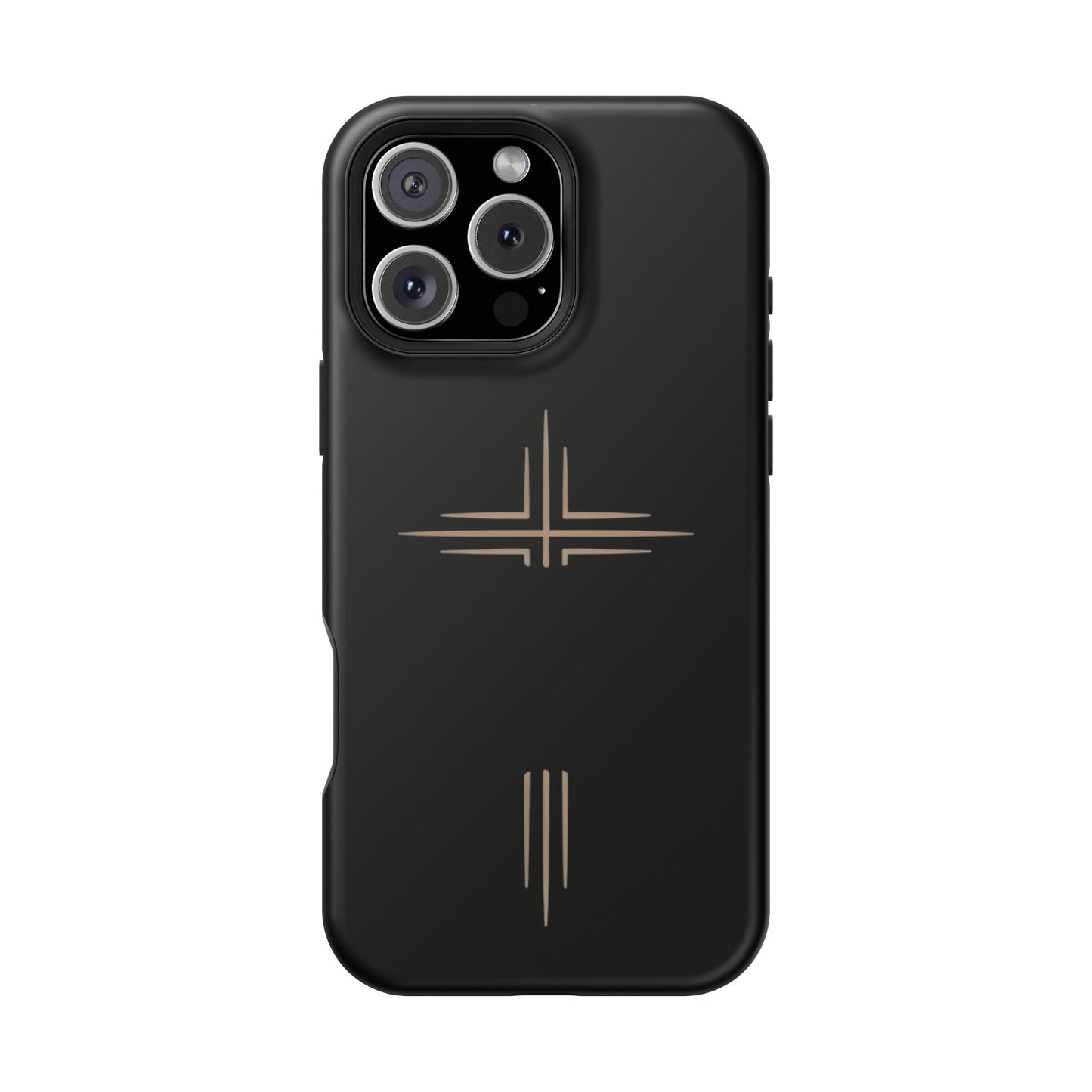 Black Impact-Resistant Cases with CROSSLINE Logo