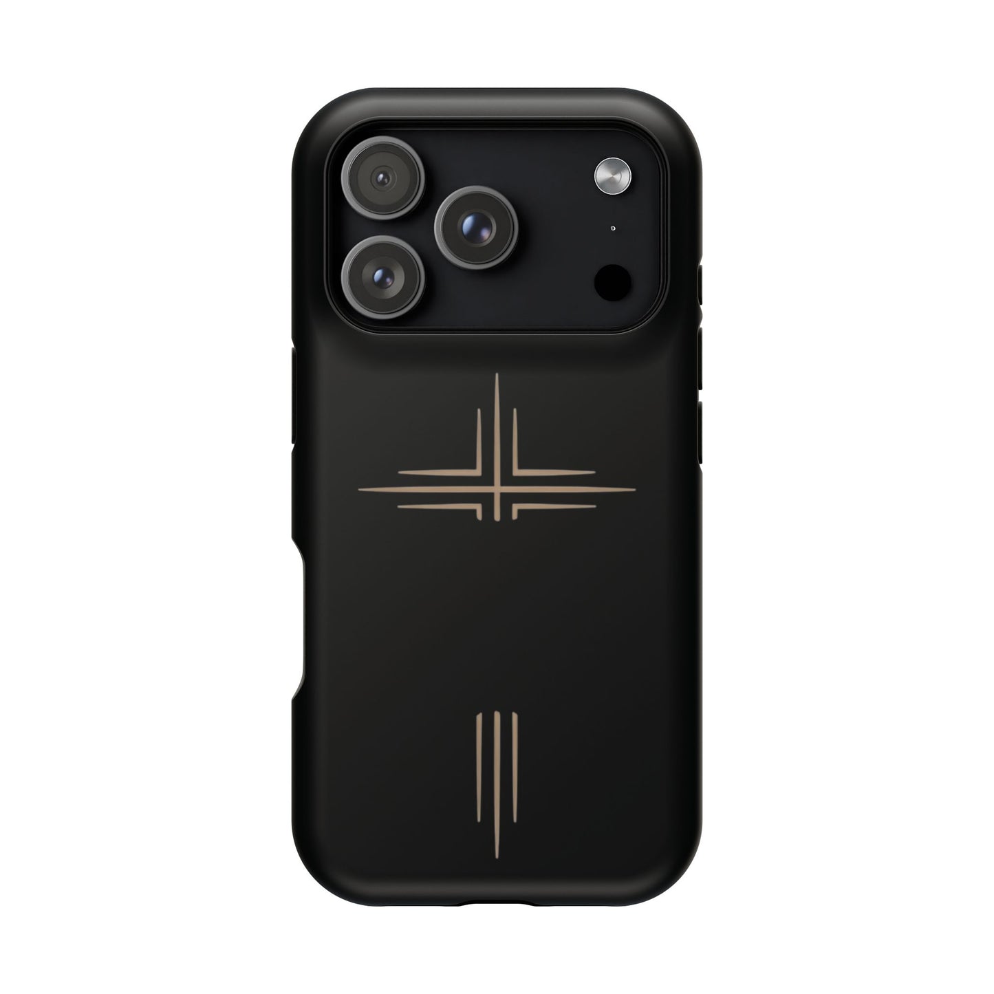 Black Impact-Resistant Cases with CROSSLINE Logo