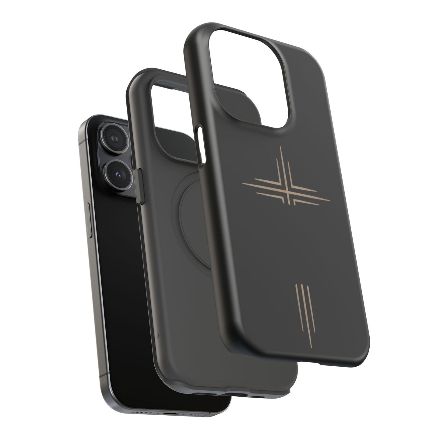 Black Impact-Resistant Cases with CROSSLINE Logo