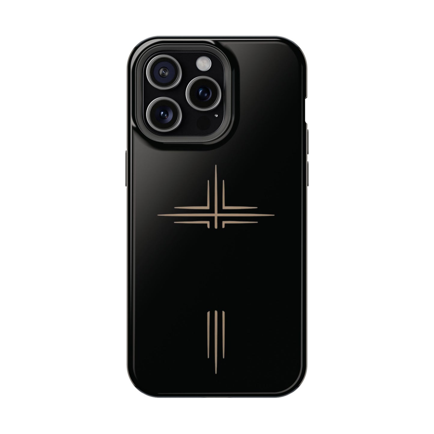 Black Impact-Resistant Cases with CROSSLINE Logo