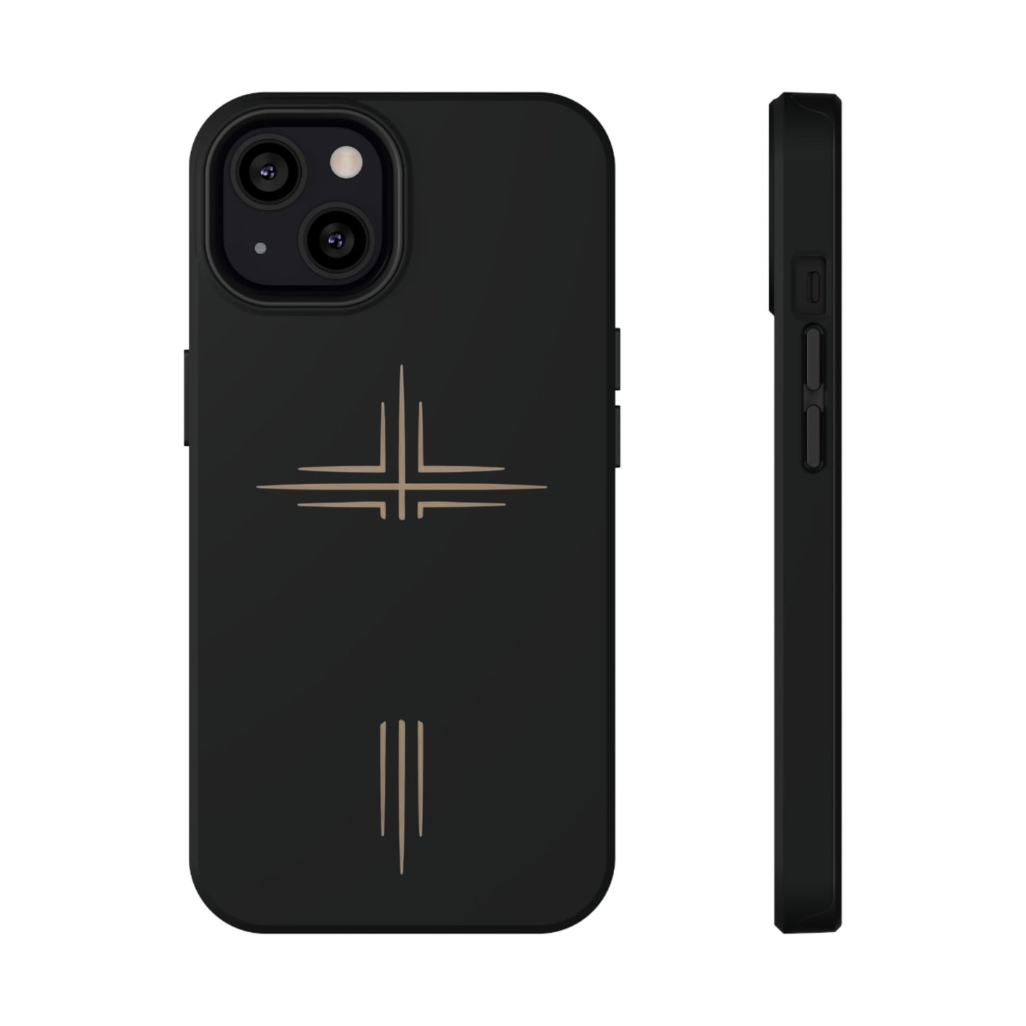 Black Impact-Resistant Cases with CROSSLINE Logo