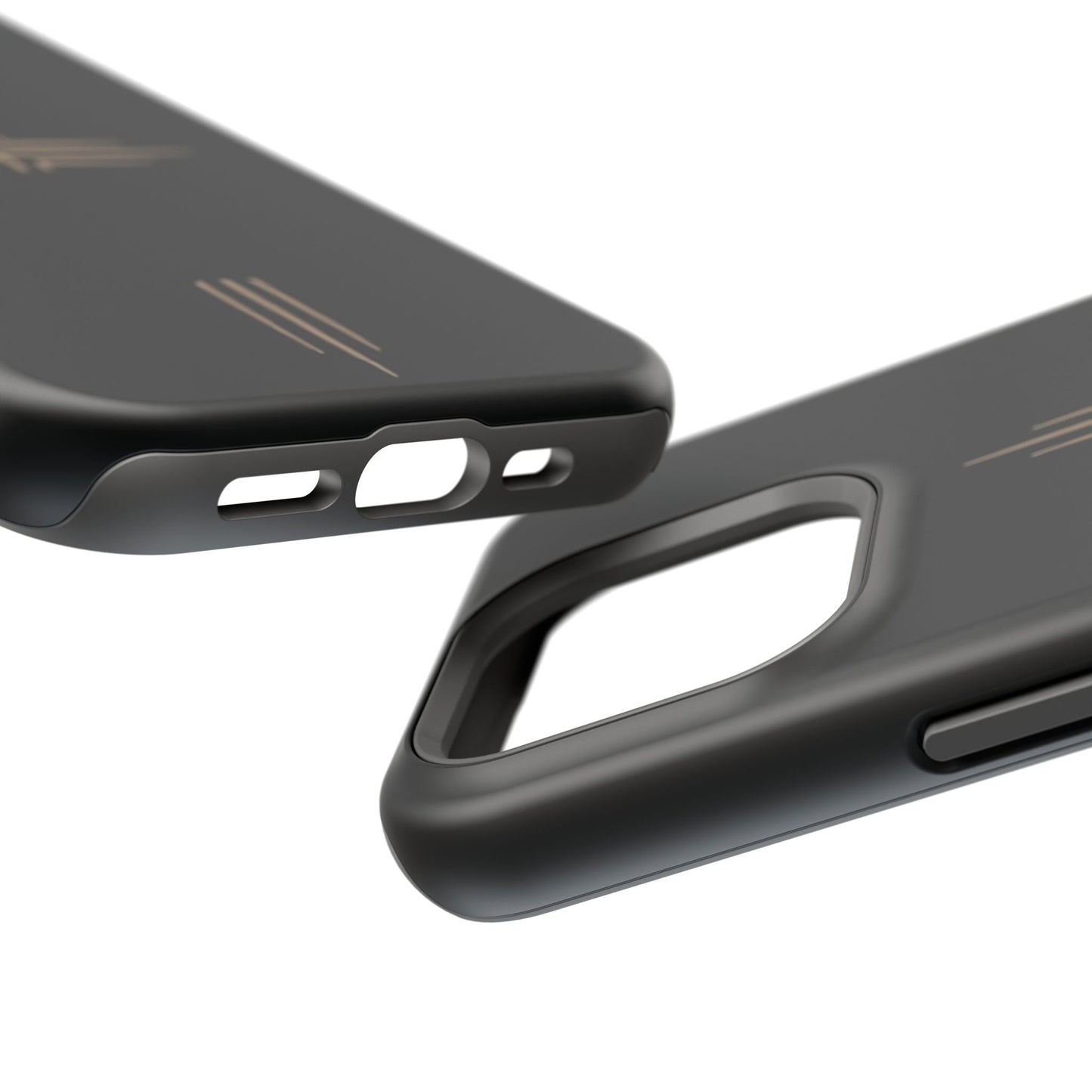 Black Impact-Resistant Cases with CROSSLINE Logo