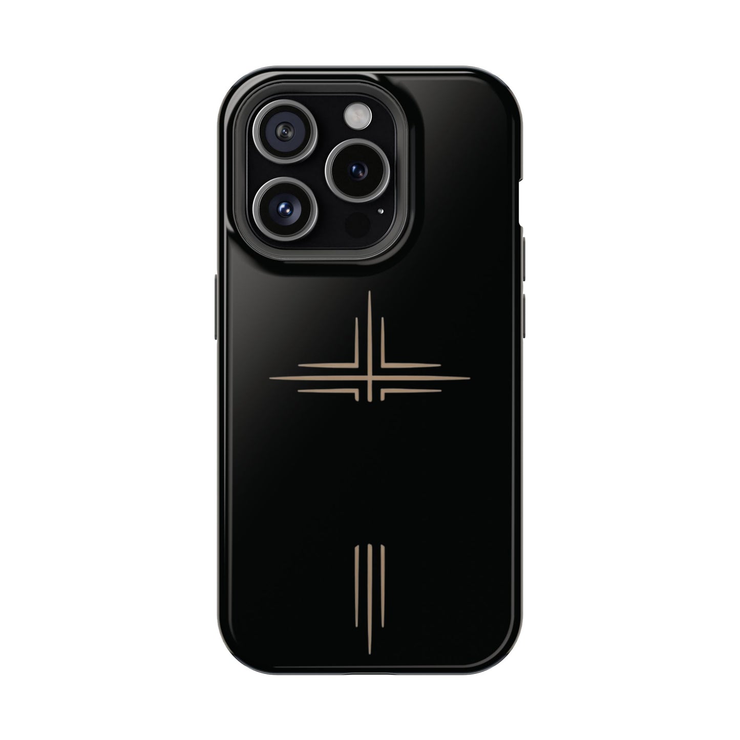 Black Impact-Resistant Cases with CROSSLINE Logo