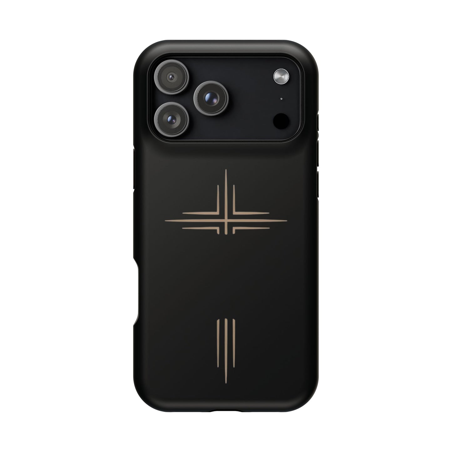 Black Impact-Resistant Cases with CROSSLINE Logo