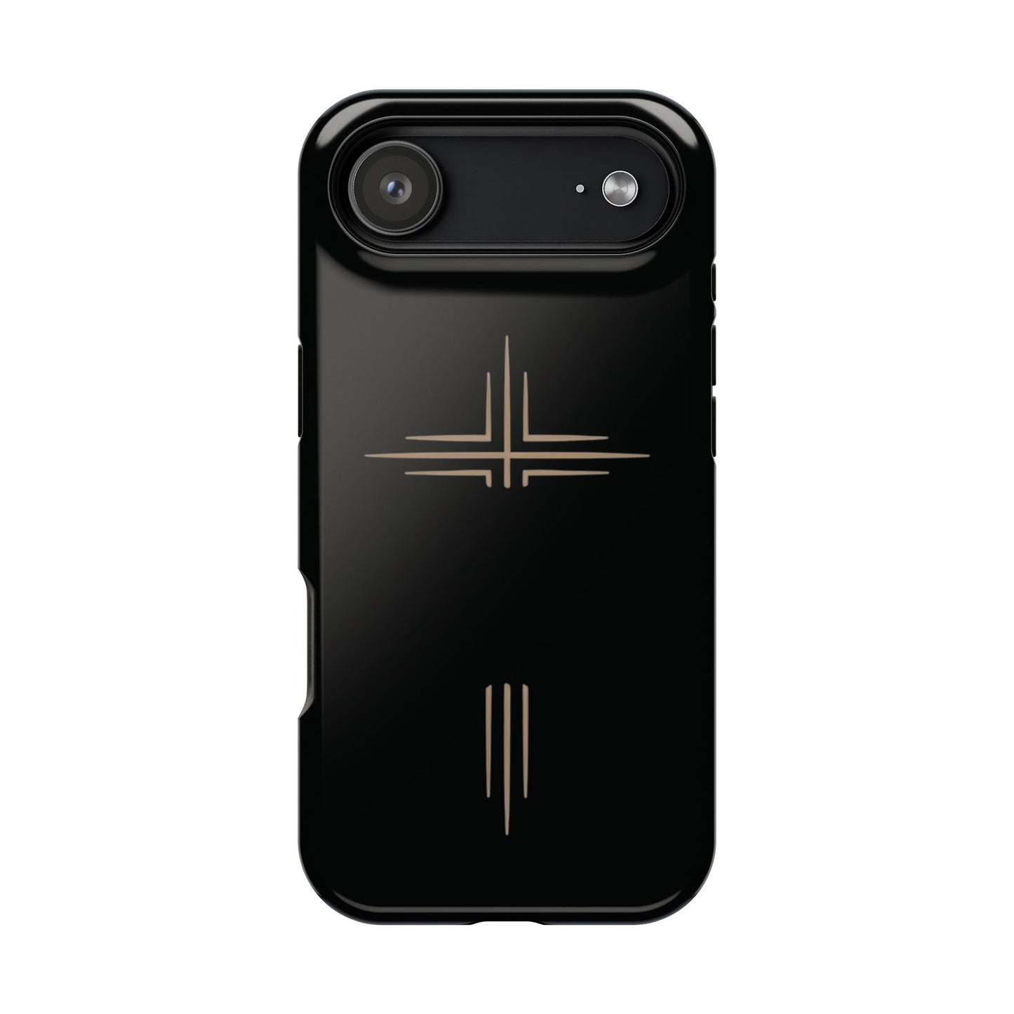 Black Impact-Resistant Cases with CROSSLINE Logo