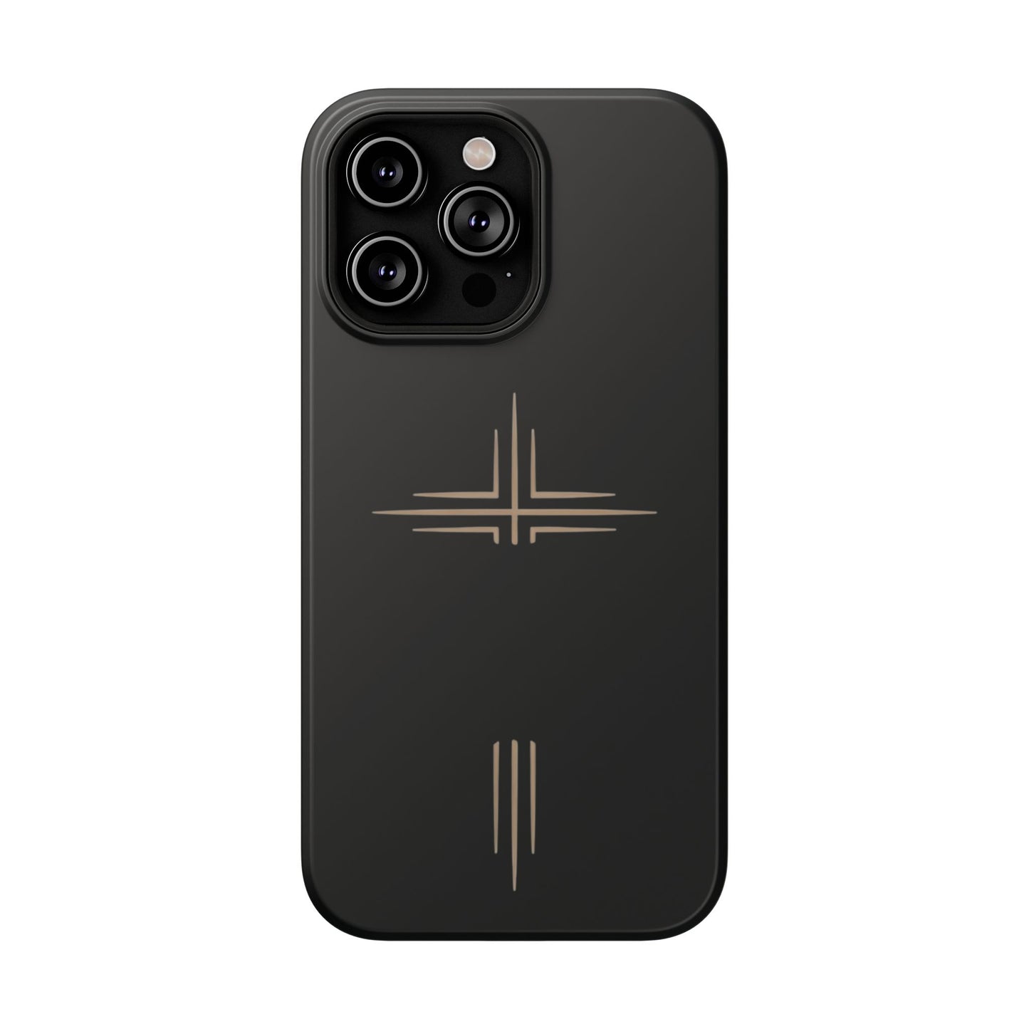 Black Impact-Resistant Cases with CROSSLINE Logo