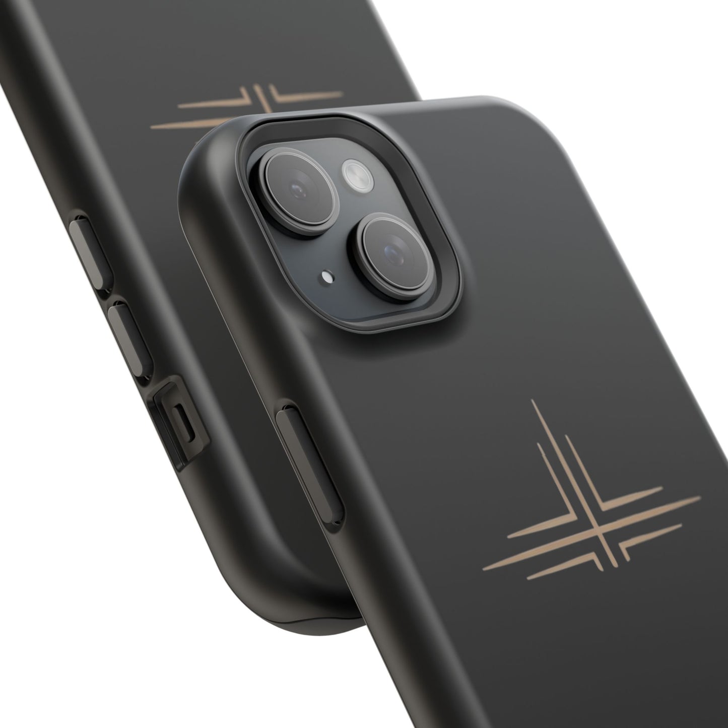 Black Impact-Resistant Cases with CROSSLINE Logo