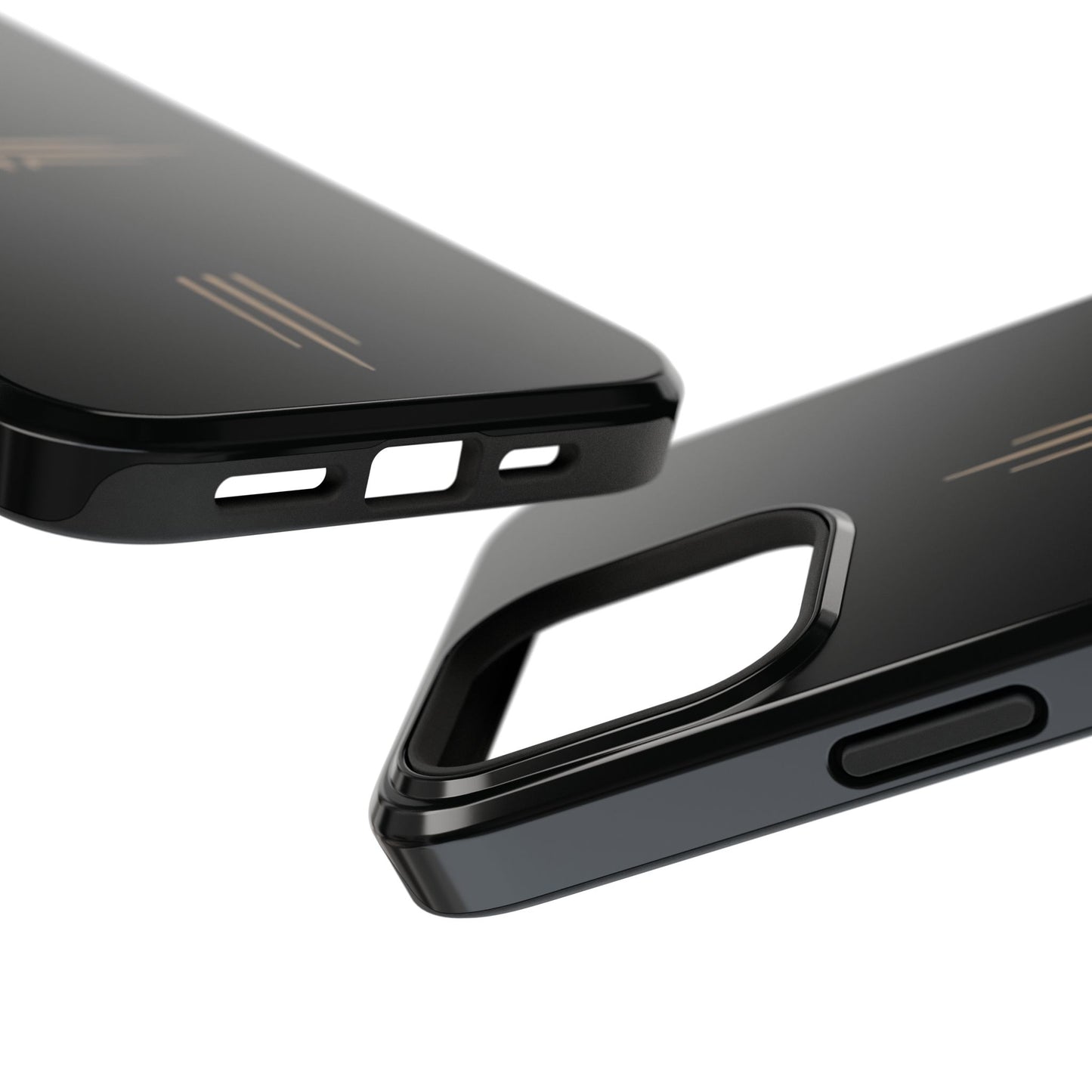 Black Impact-Resistant Cases with CROSSLINE Logo