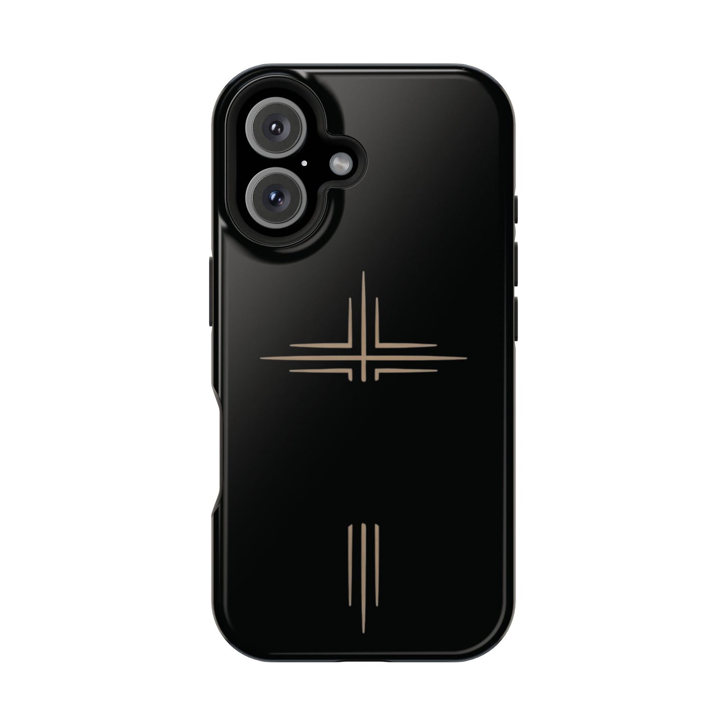 Black Impact-Resistant Cases with CROSSLINE Logo