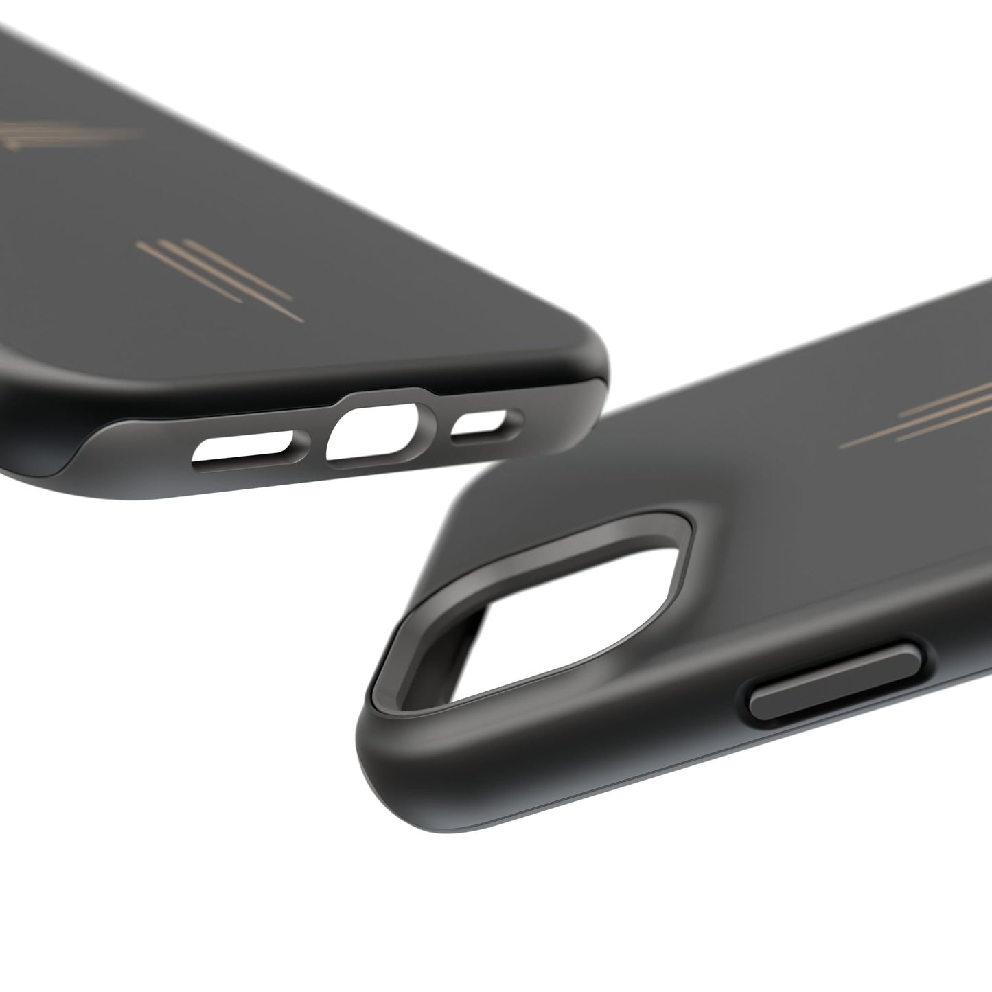 Black Impact-Resistant Cases with CROSSLINE Logo